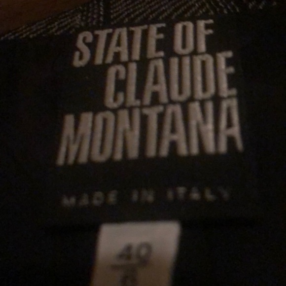 Made in Italy grey with leather jacket - Picture 3 of 3